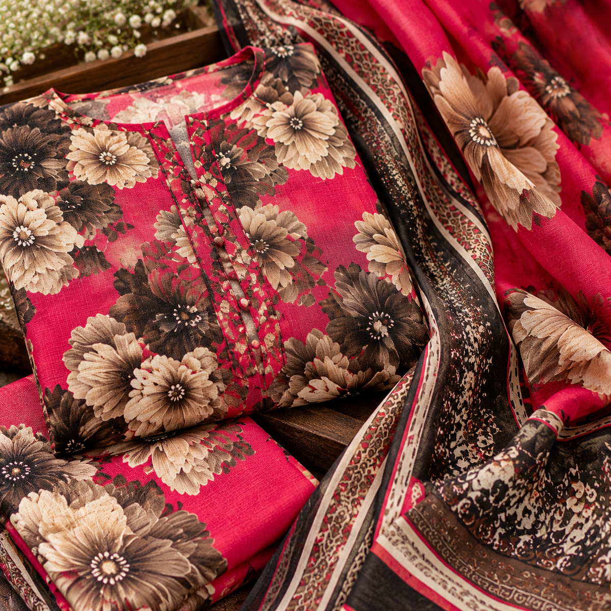 Olleza Women Khaddar - 3pcs - OSK01
