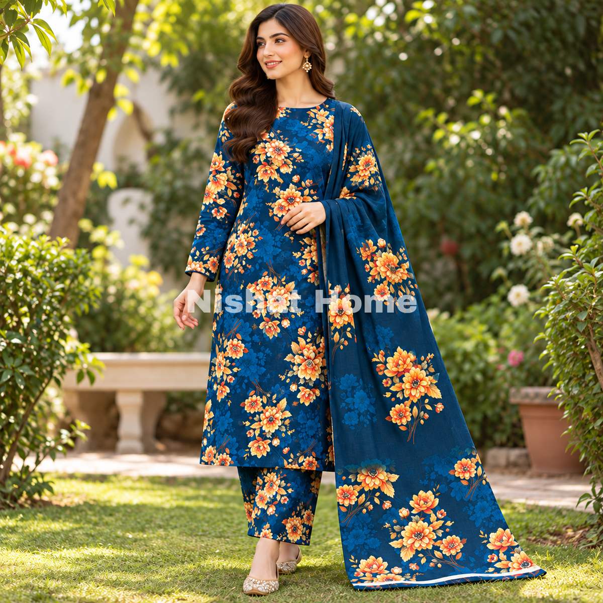 Olleza Women Khaddar - 3pcs - OSK04