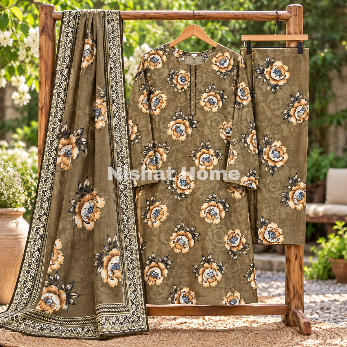 Olleza Women Khaddar - 3pcs - OSK07