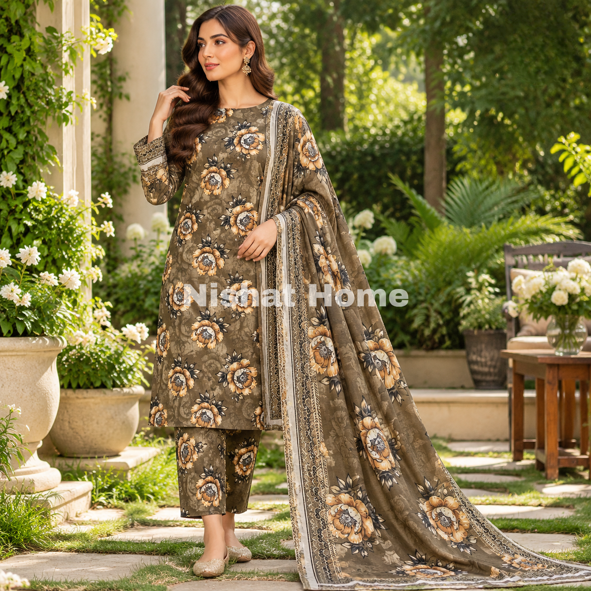 Olleza Women Khaddar - 3pcs - OSK07