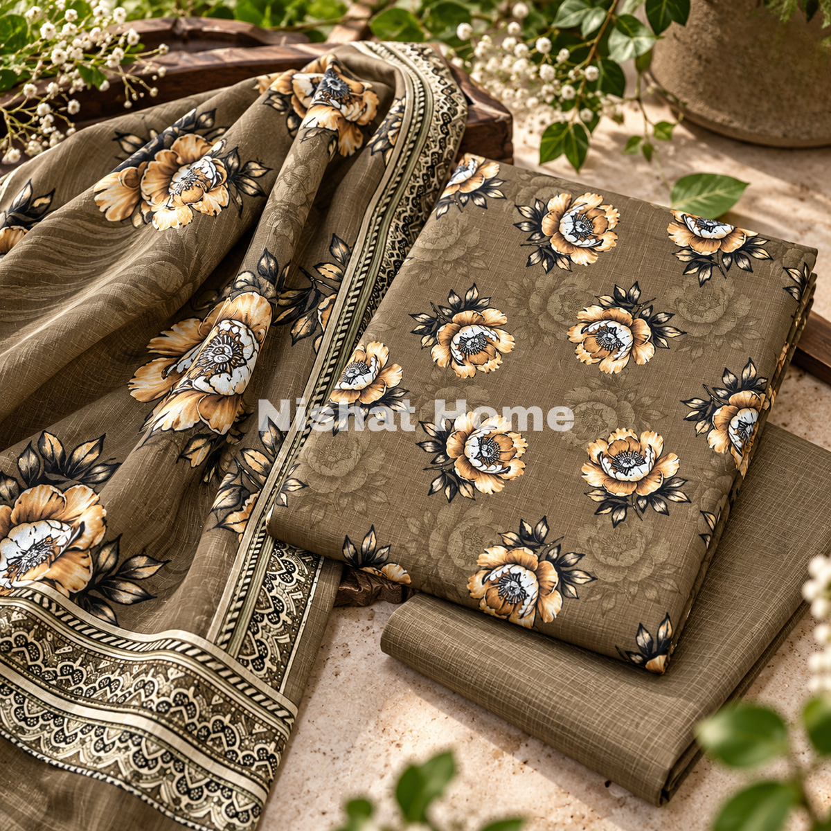 Olleza Women Khaddar - 3pcs - OSK07