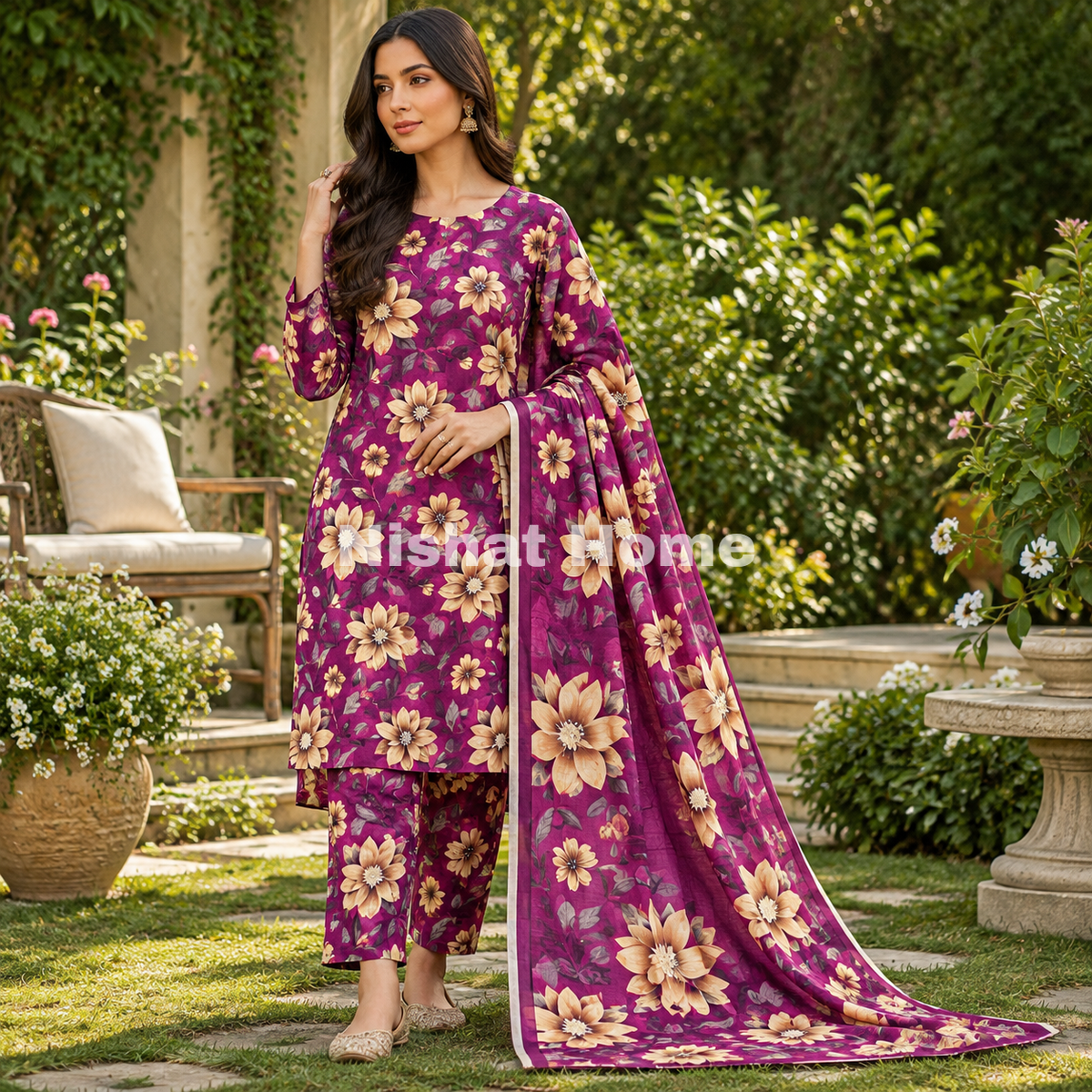 Olleza Women Khaddar - 3pcs - OSK10