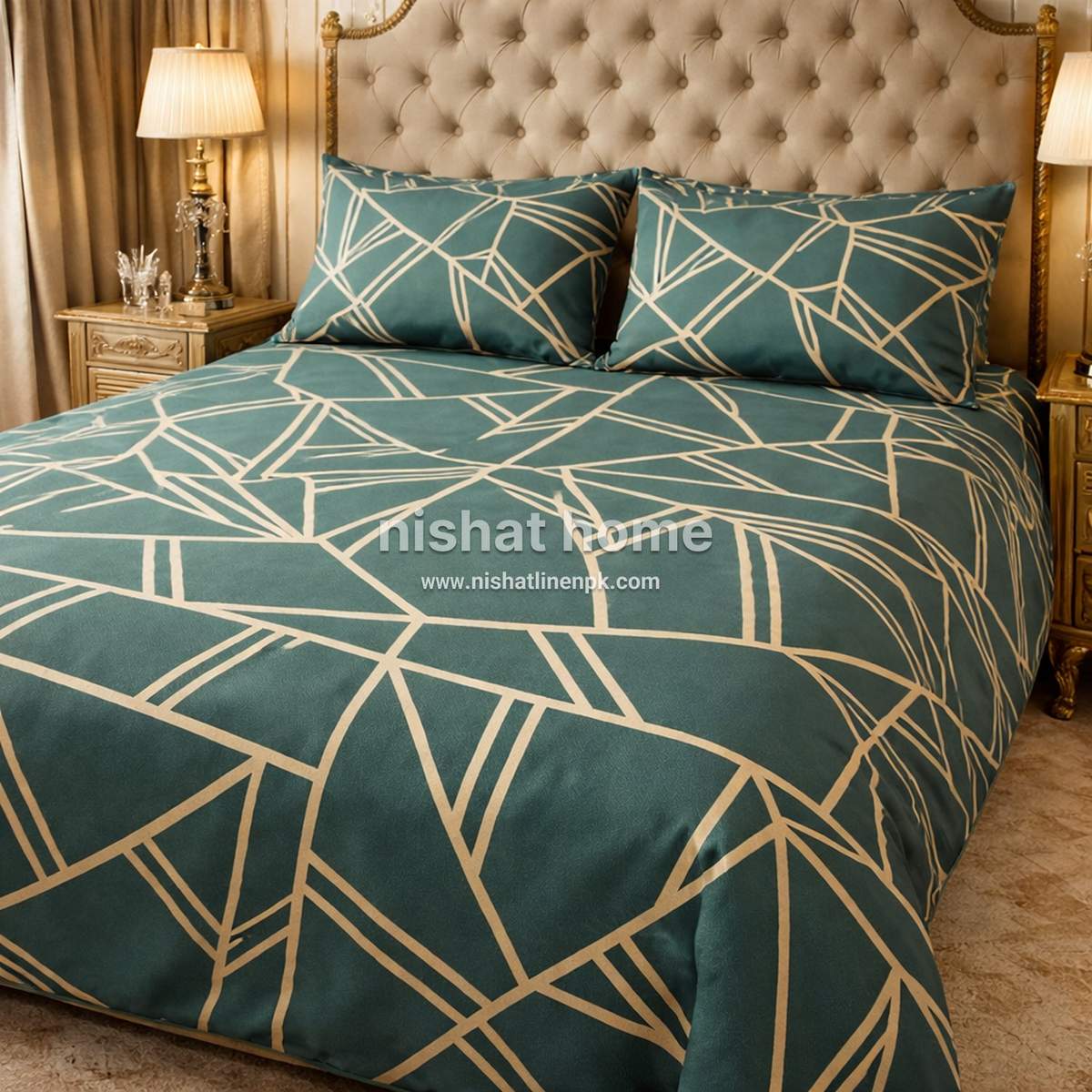 Luvoza Cotton Bed Sheet - King - 3pcs - CSB401