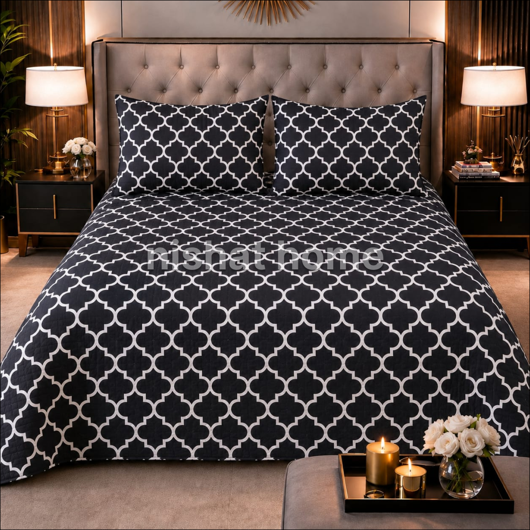 Luvoza Cotton Bed Sheet - King - 3pcs - CSB449