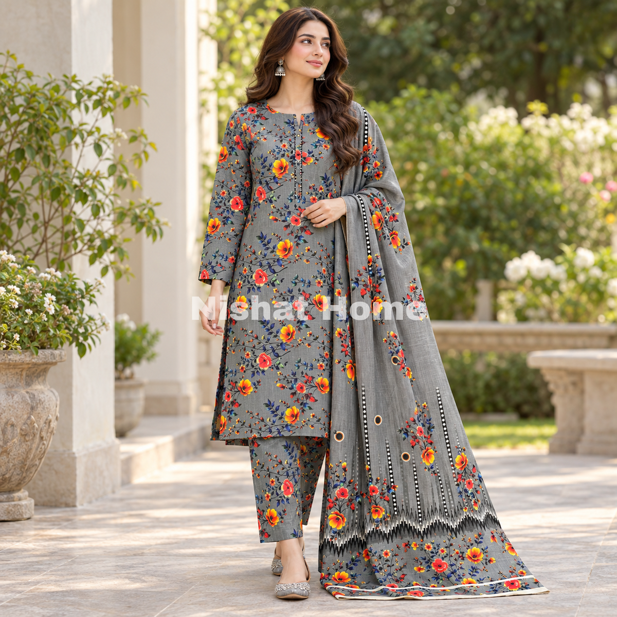 Olleza Women Khaddar - 3pcs - OSK11