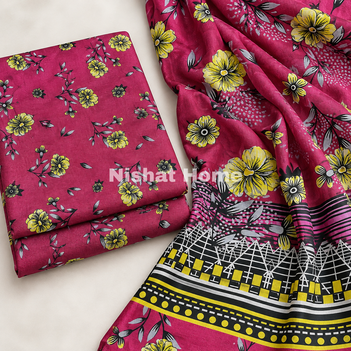 Alnina Women Winter Dhanak Same Dopatta - 3pcs - ADS11