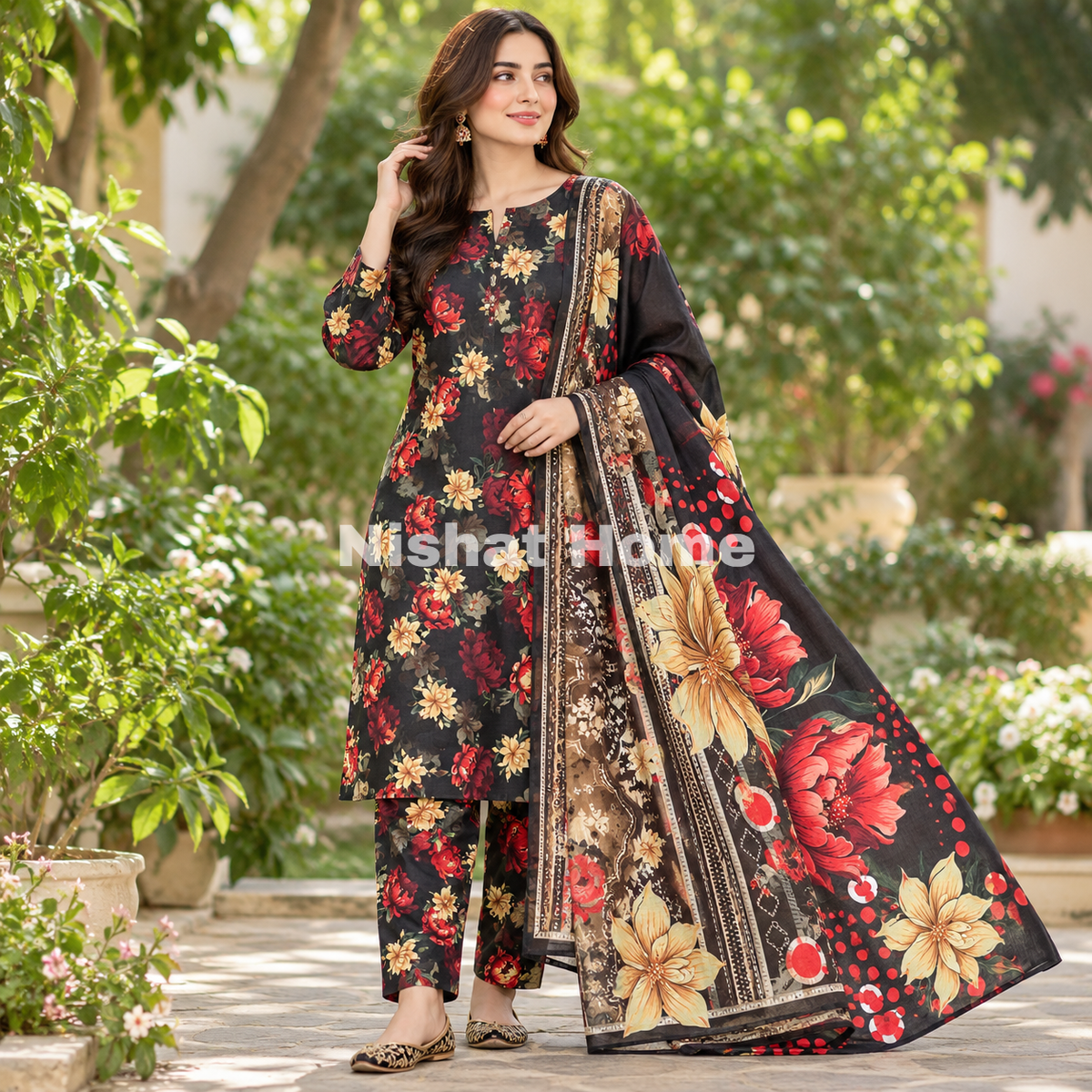 Olleza Women Khaddar - 3pcs - OSK12