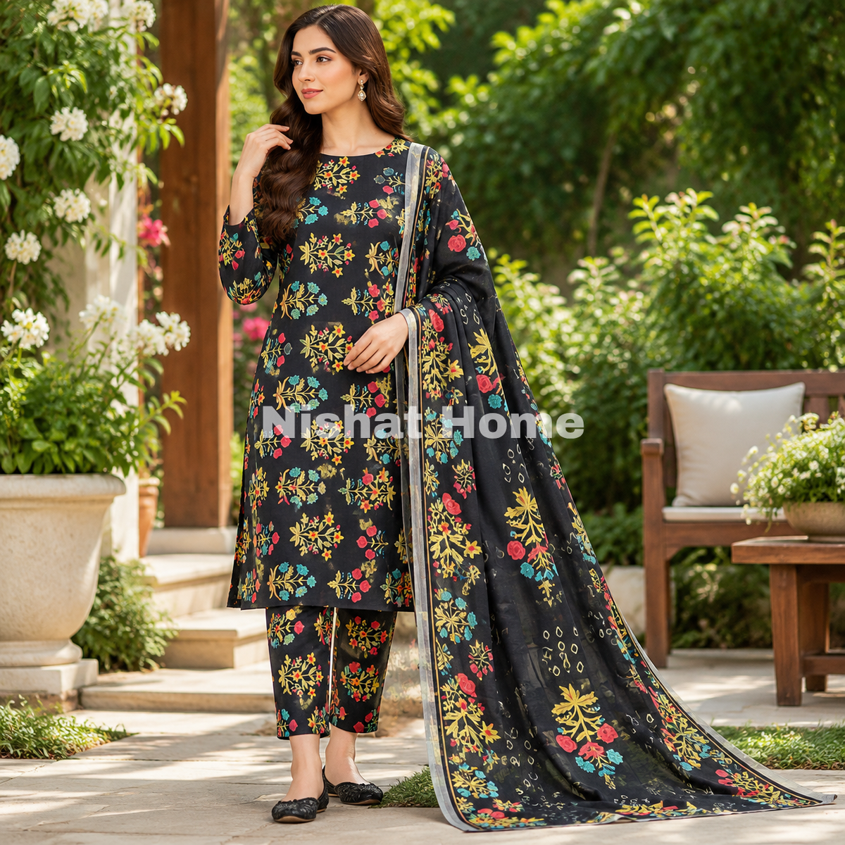 Olleza Women Khaddar - 3pcs - OSK13