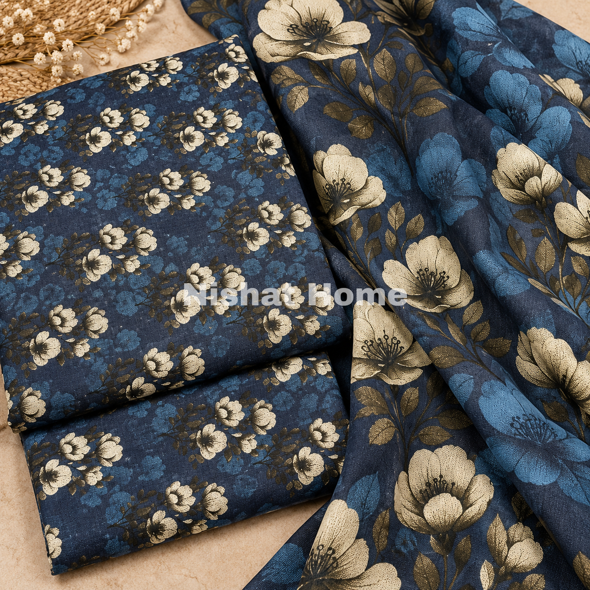 Alnina Women Winter Dhanak Same Dopatta - 3pcs - ADS13