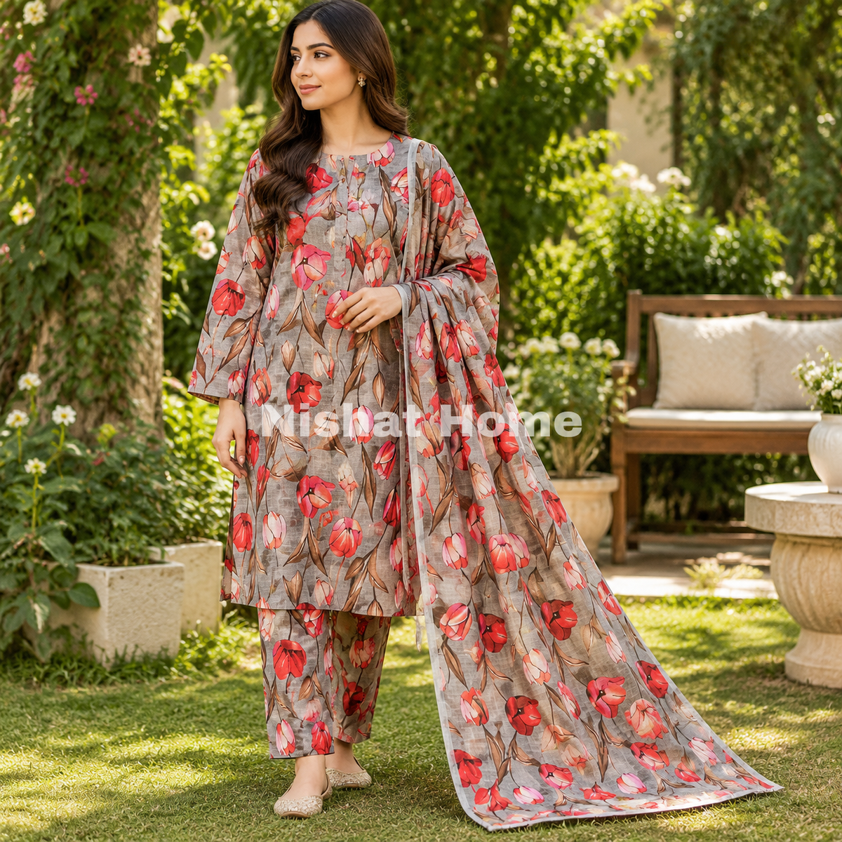 Olleza Women Khaddar - 3pcs - OSK14