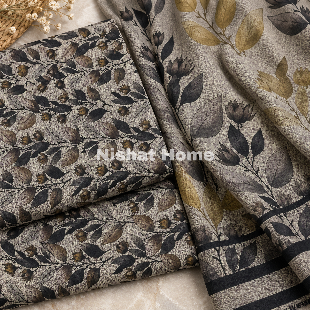 Alnina Women Winter Dhanak Same Dopatta - 3pcs - ADS18