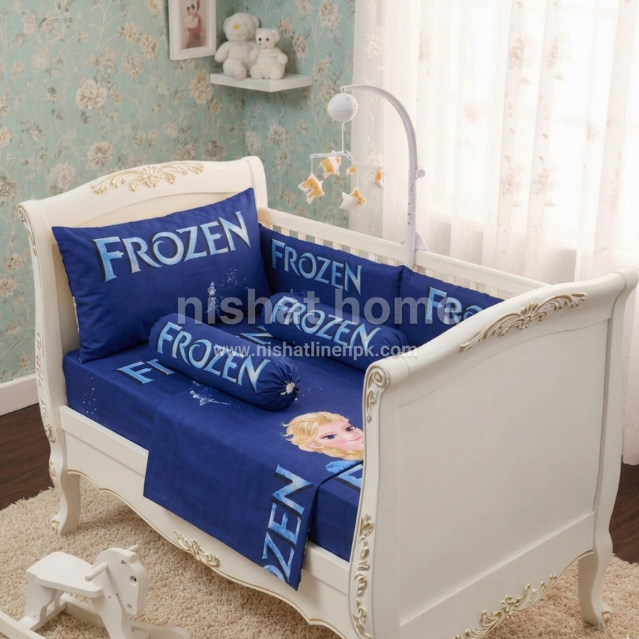 Baby Crib Bedding Set - Frozen - 4pcs - BCS09