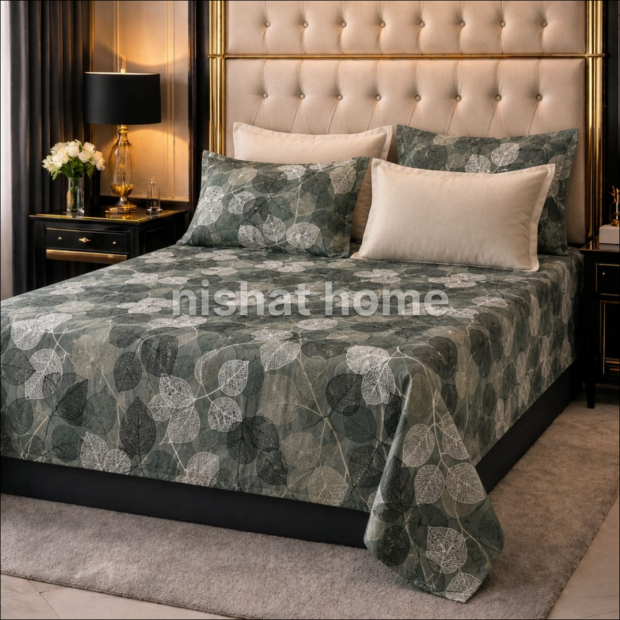 Signature Series Pure Cotton Bed Sheet - King - 5pcs - SPC20