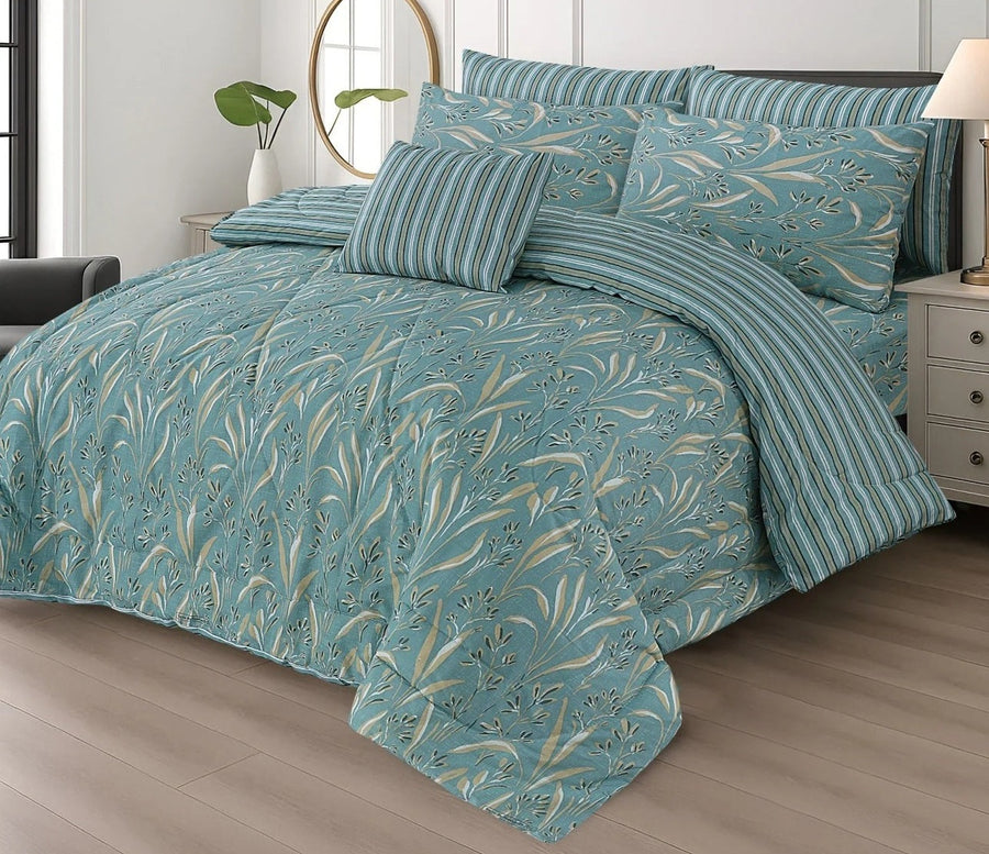 Cotton Comforter Set - 6pcs - HTP3158