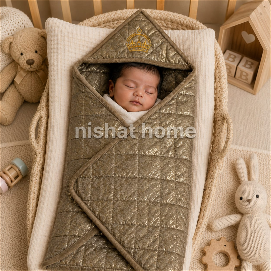 Baby Velvet Blanket / Wrapping Sheet - Skin Plush - BWS06