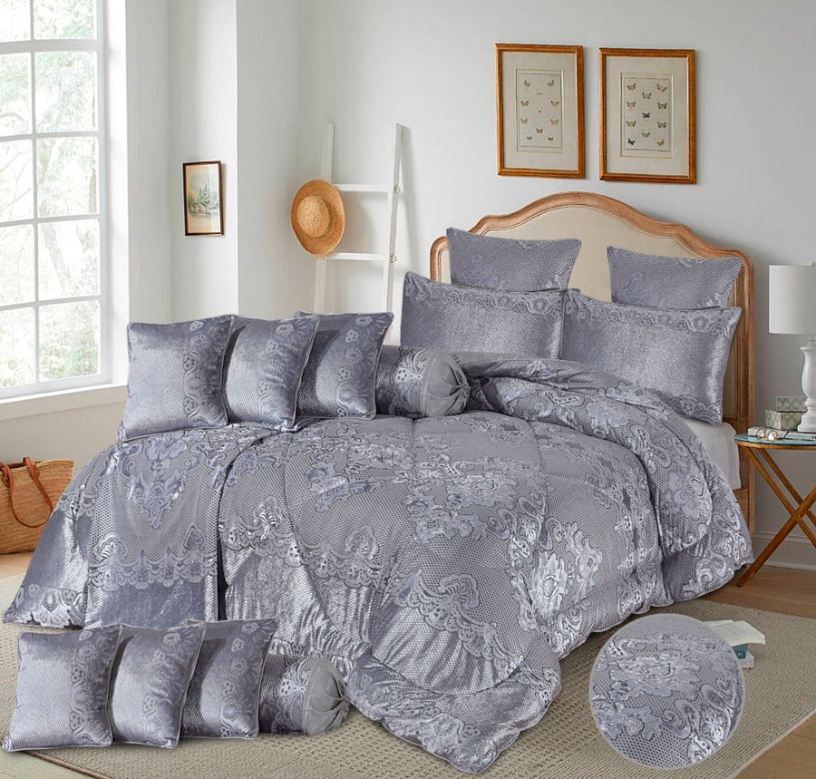 Marry Silver Plus Palachi Bridal Quilt Set - 14pcs - MSP19