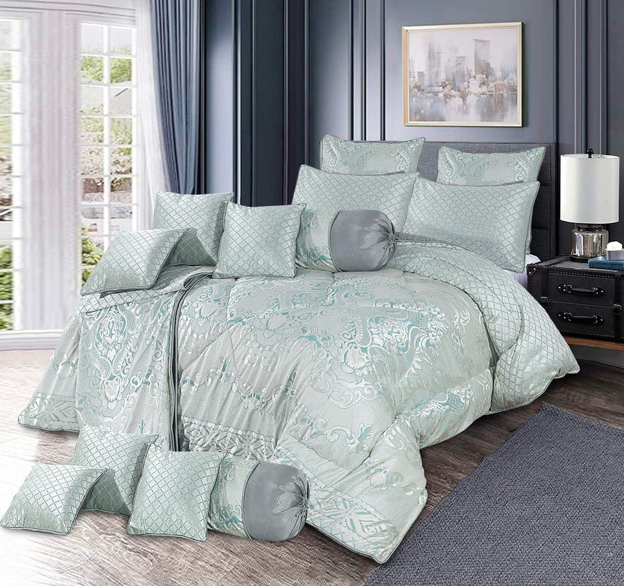 Marry Silver Plus Palachi Bridal Quilt Set - 14pcs - MSP29