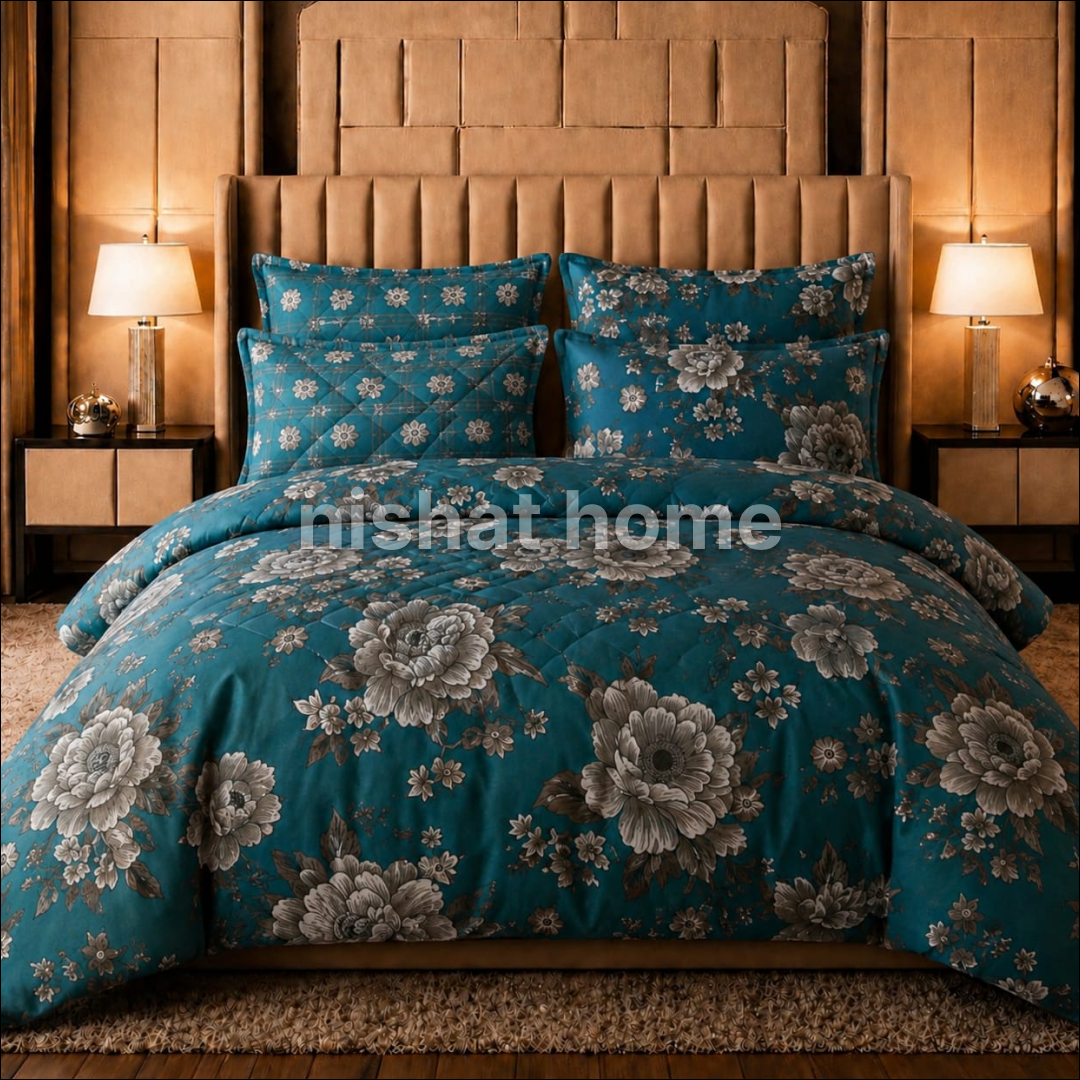 Cotton Comforter Set - 6pcs - HTP3145