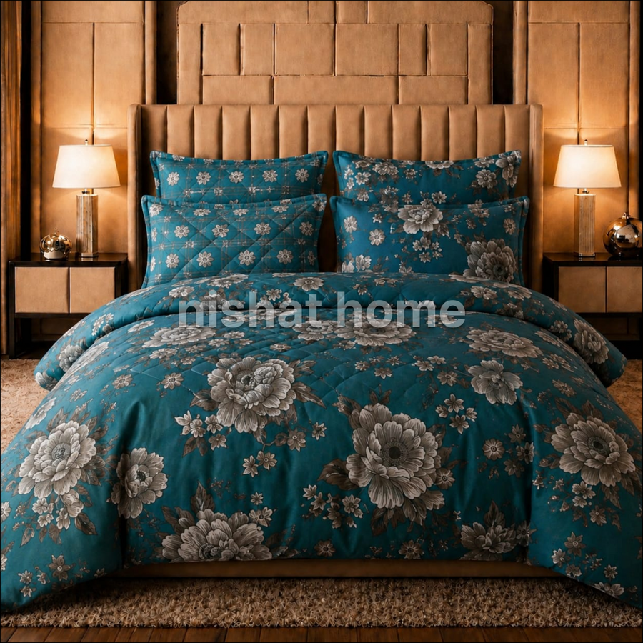 Cotton Comforter Set - 6pcs - HTP3145