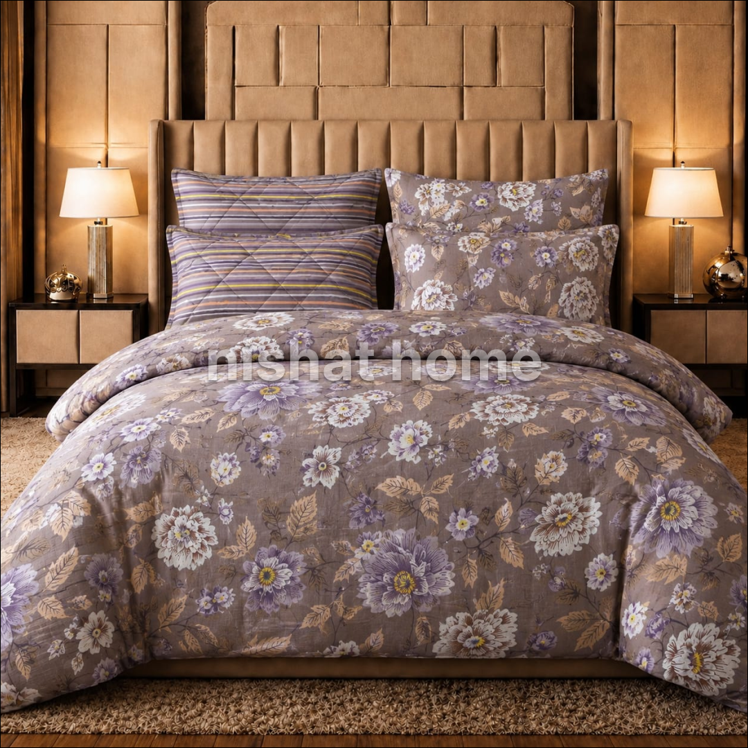 Cotton Comforter Set - 6pcs - HTP3151