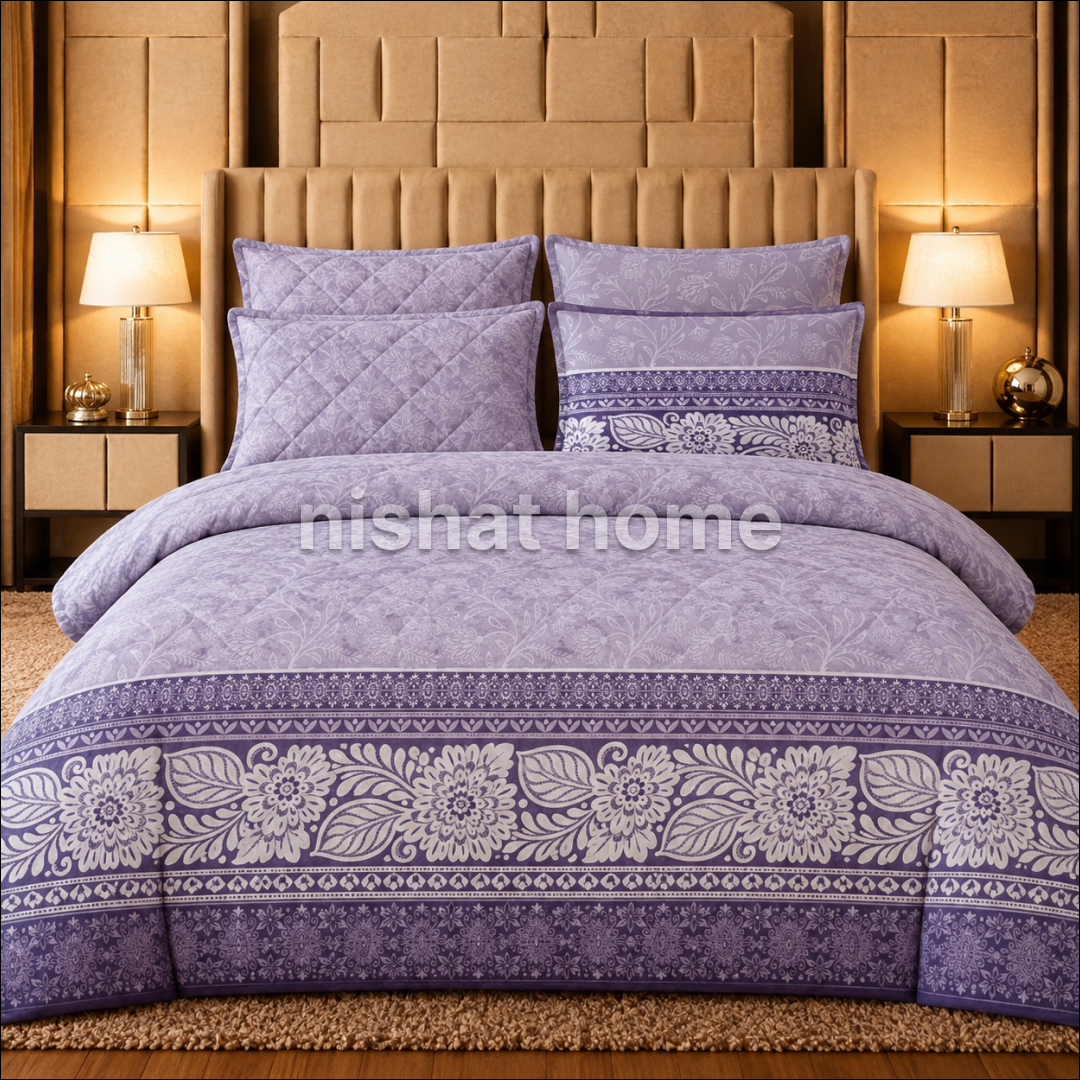 Cotton Comforter Set - 6pcs - HTP3156