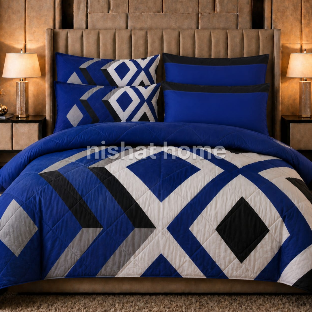 Luvoza Cotton Comforter Set - 6pcs - LCC51