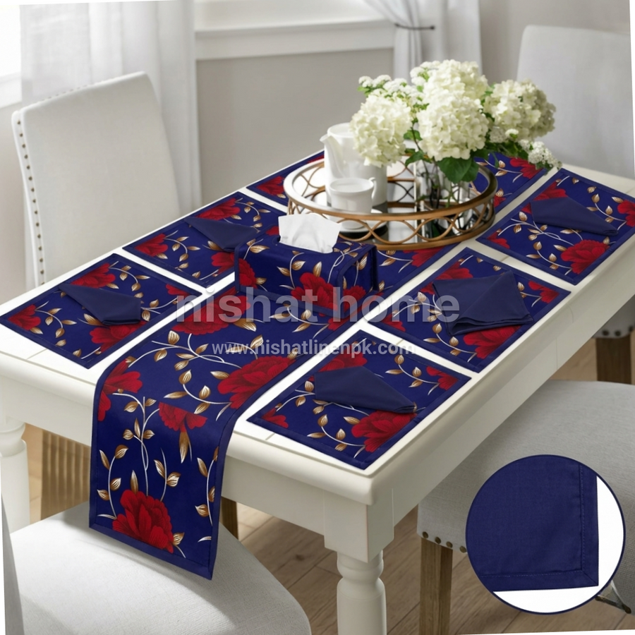 Zureno Dining Table Runner Set - 14pcs - DTR22