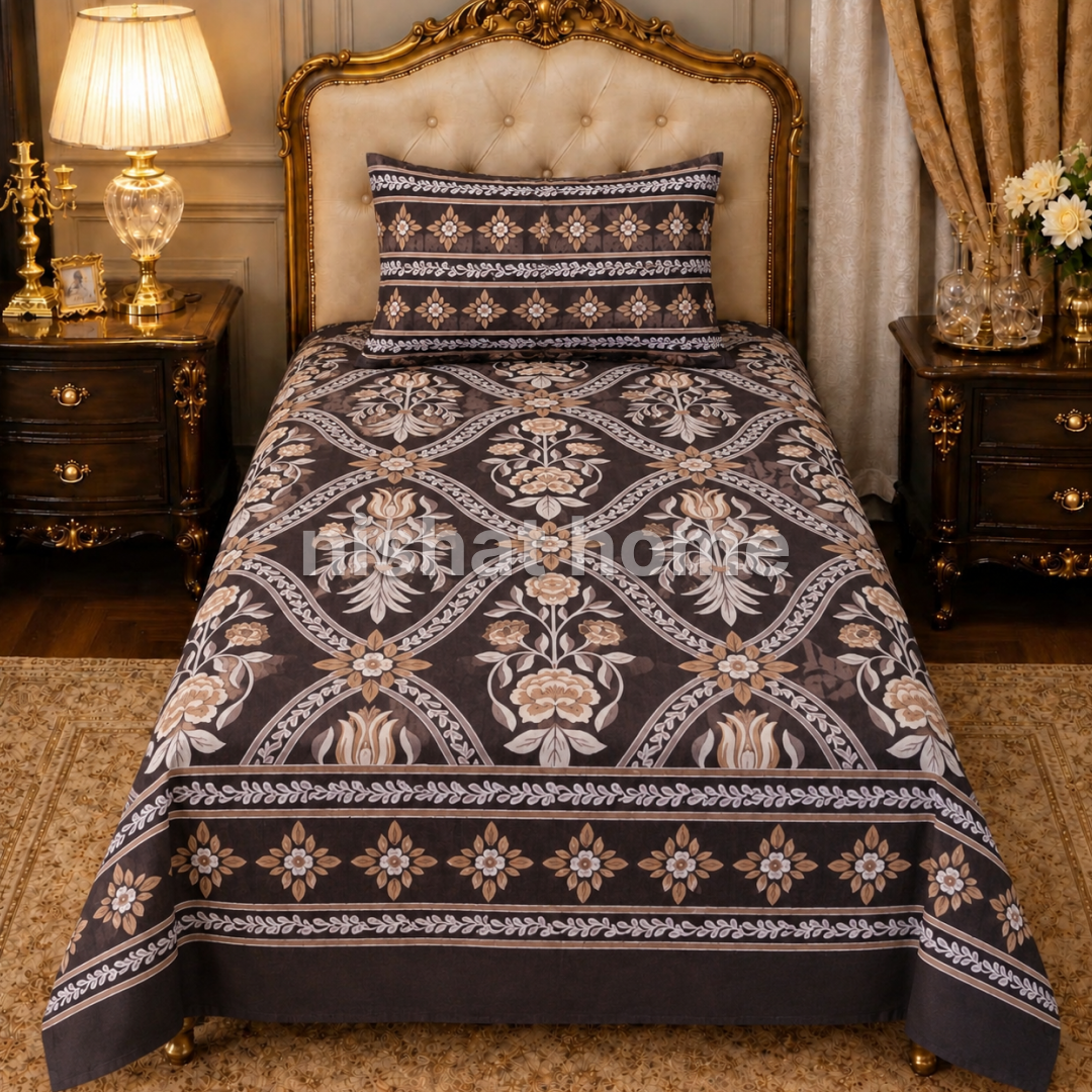 Divine Pure Cotton  Bed Sheet - Single - DSB246