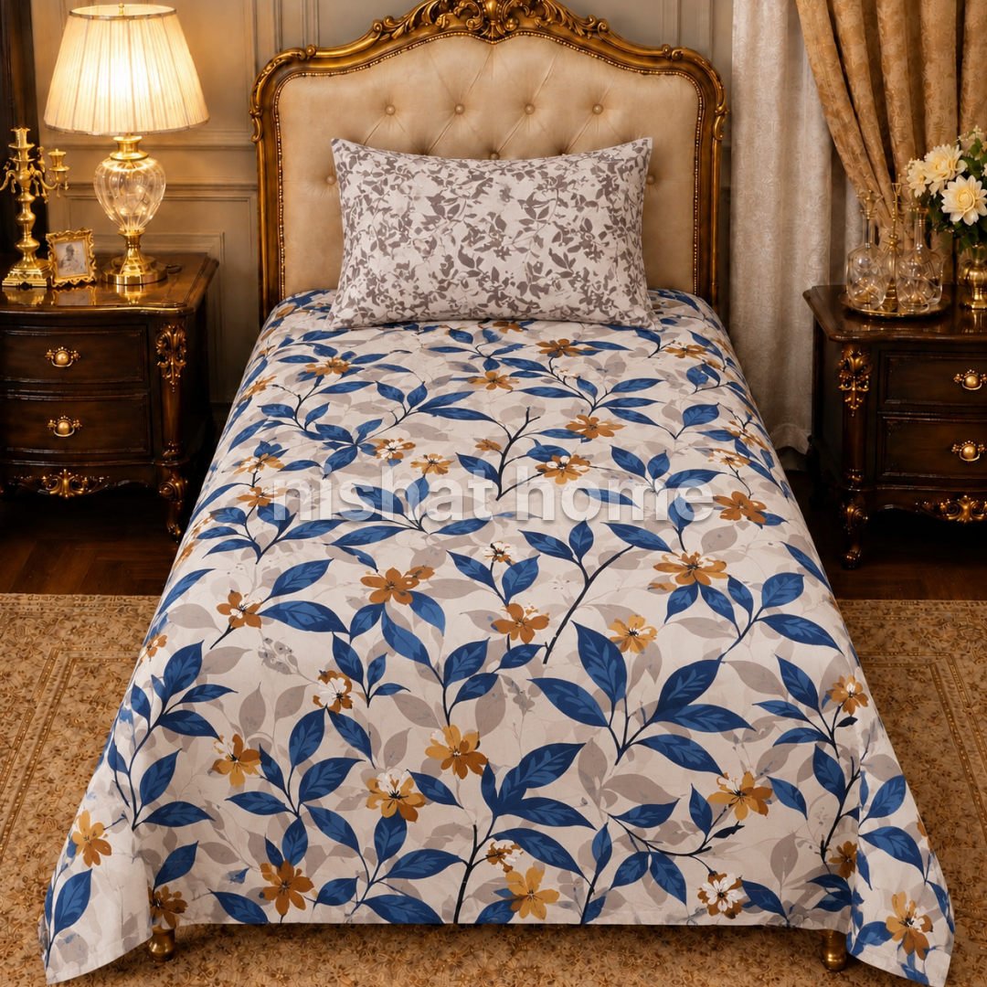 Divine Pure Cotton  Bed Sheet - Single - DSB249