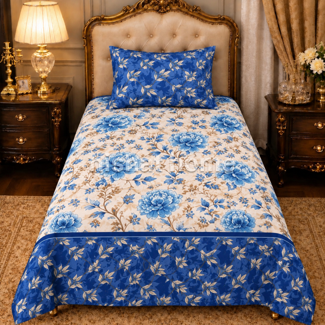 Divine Pure Cotton  Bed Sheet - Single - DSB252
