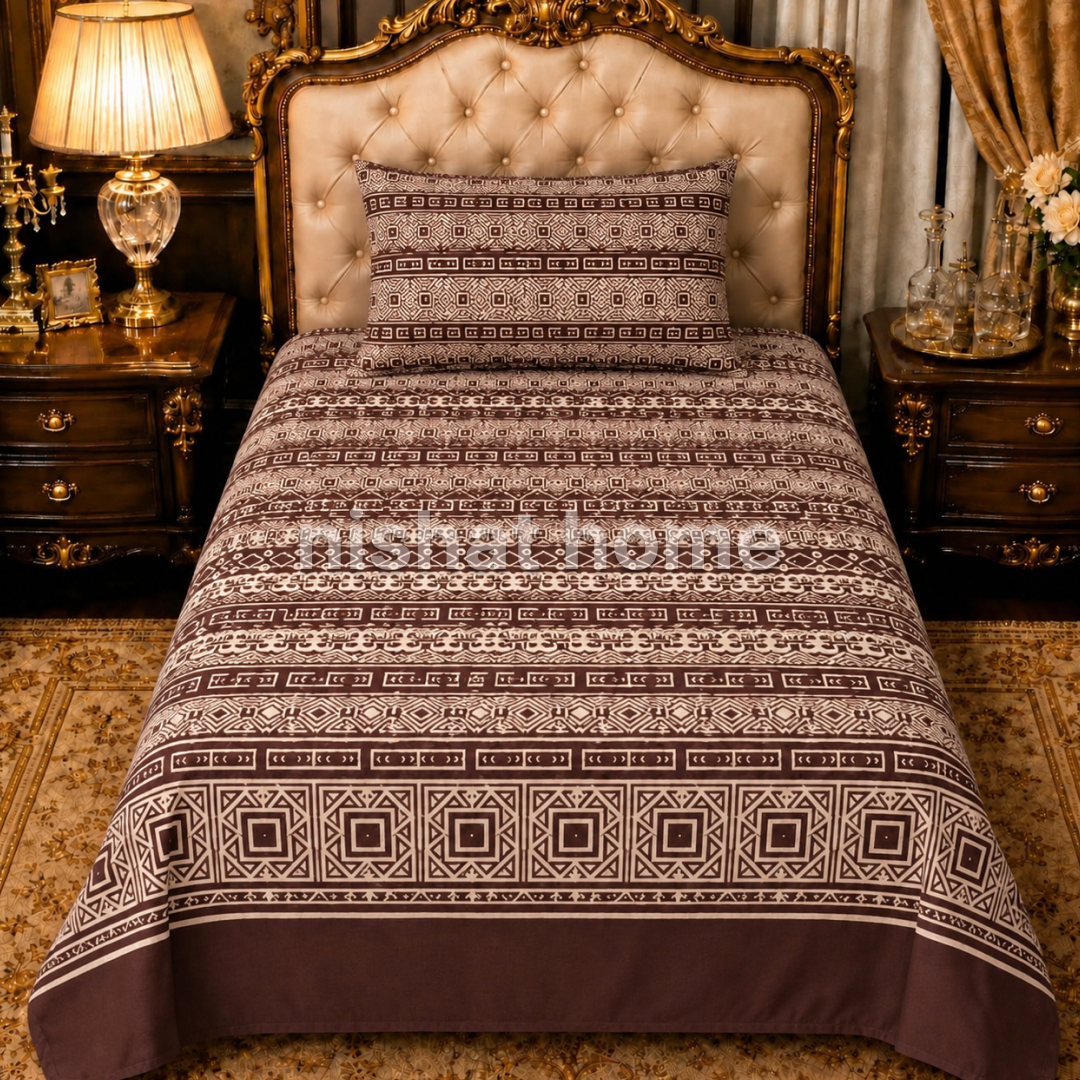 Divine Pure Cotton  Bed Sheet - Single - DSB253