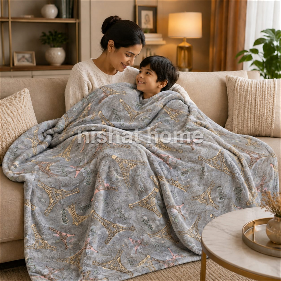 Glow in the Dark Kids Blanket - Parisia - KGB07