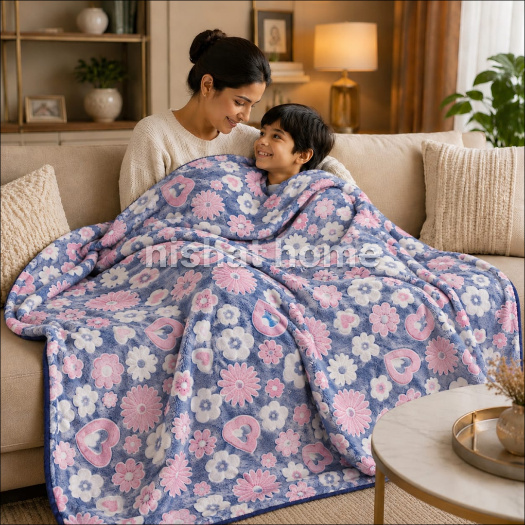 Glow in the Dark Kids Blanket - Petals - KGB12