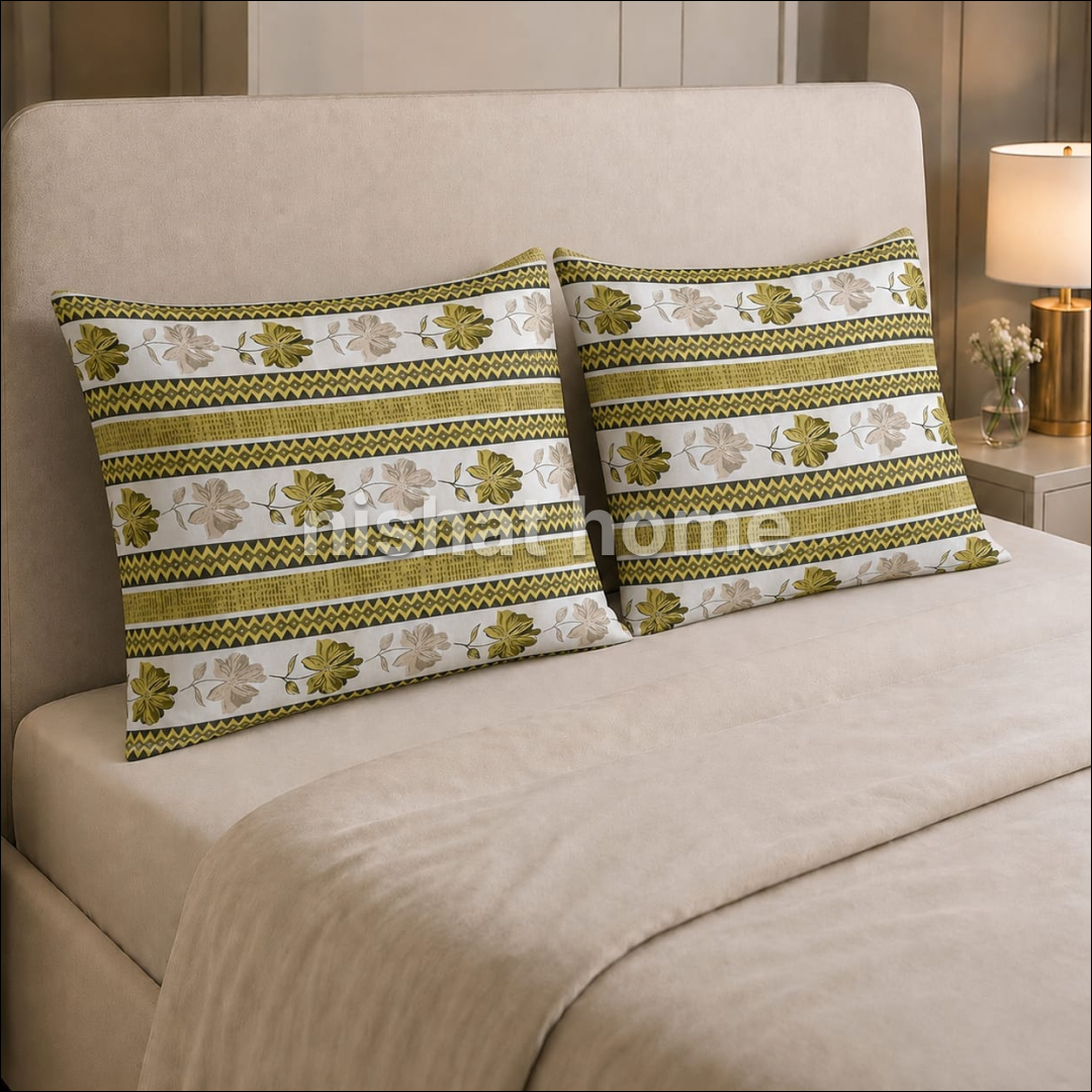 Kresil Pure Cotton Pillow Covers - 2pcs - KPC29