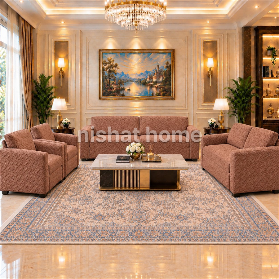 Livva Luxury Sofa Cover - Mauve - LSC04