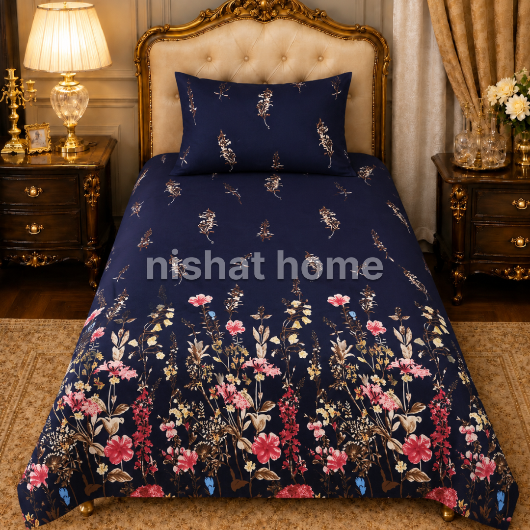 Luvoza Cotton Bed Sheet - Single - LBS103