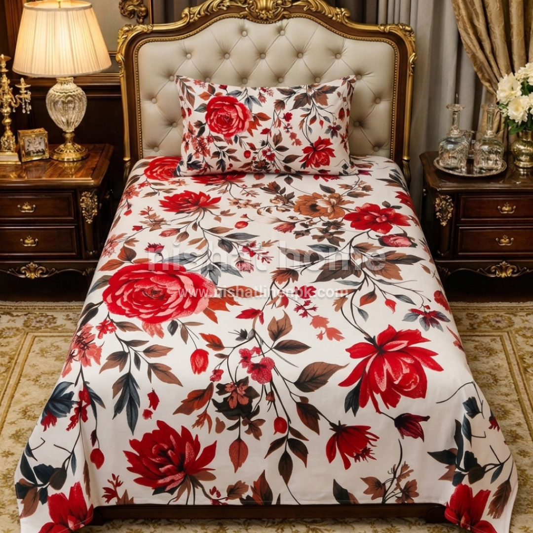 Luvoza Cotton Bed Sheet - Single - LBS71