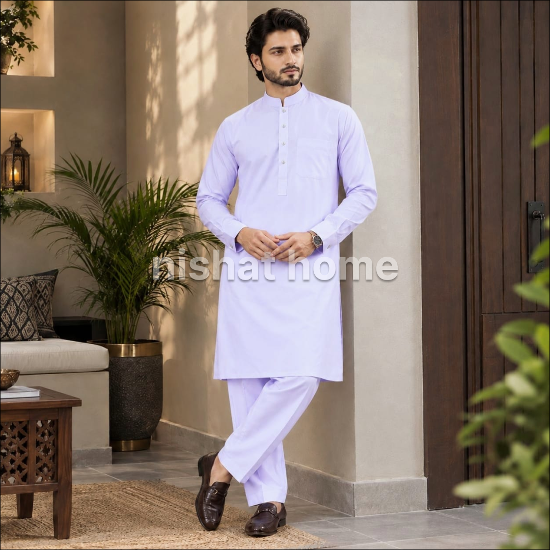 Naqsh Men Exclusive Wash n Wear - Periwinkle - NWW06