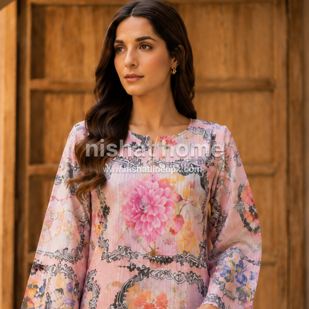 Premium Lawn - Unstitched - 2pcs - PLT06