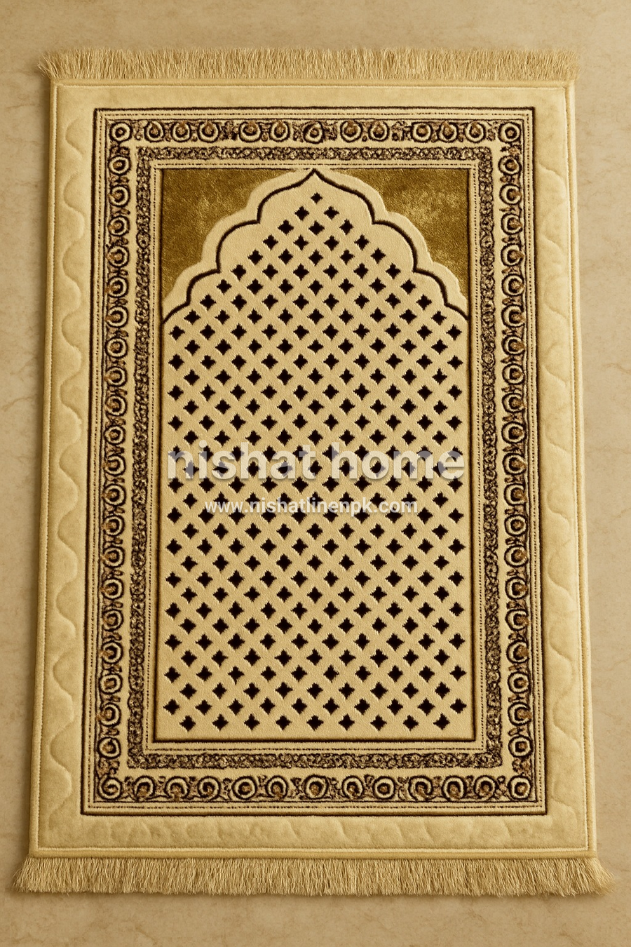 Premium Velvet Prayer Mat - Up Size - VPM01