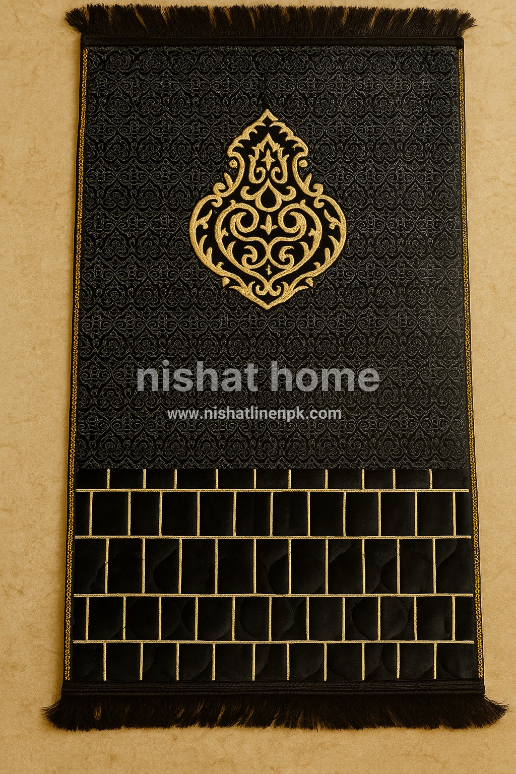 Premium Velvet Prayer Mat - Up Size - VPM03