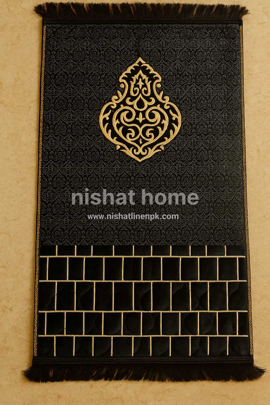 Premium Velvet Prayer Mat - Up Size - VPM03