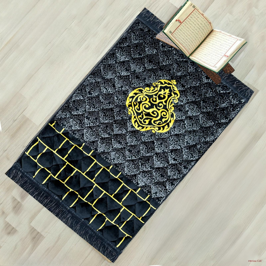 Premium Velvet Prayer Mat - Up Size - VPM16