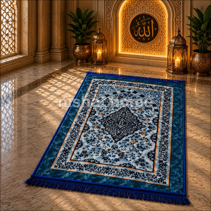 Premium Velvet Prayer Mat - Up Size - VPM26
