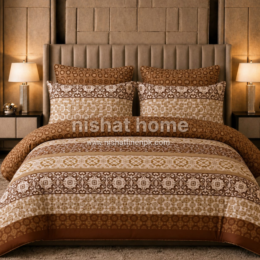 Divine Pure Cotton Comforter Set - 6pcs - DCS18