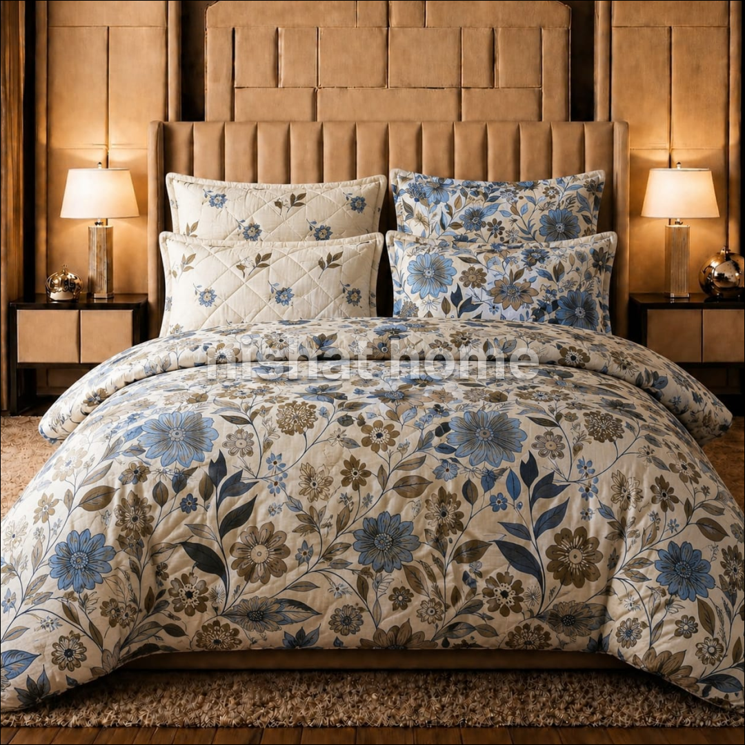 Divine Pure Cotton Comforter Set - 6pcs - DCS24