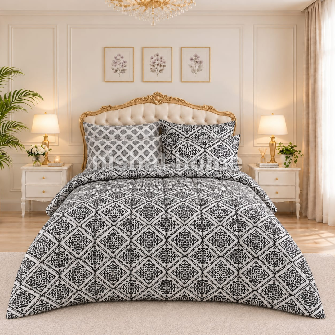 Loyta Winter Quilt Set - Razai Set - 6pcs - CQS123