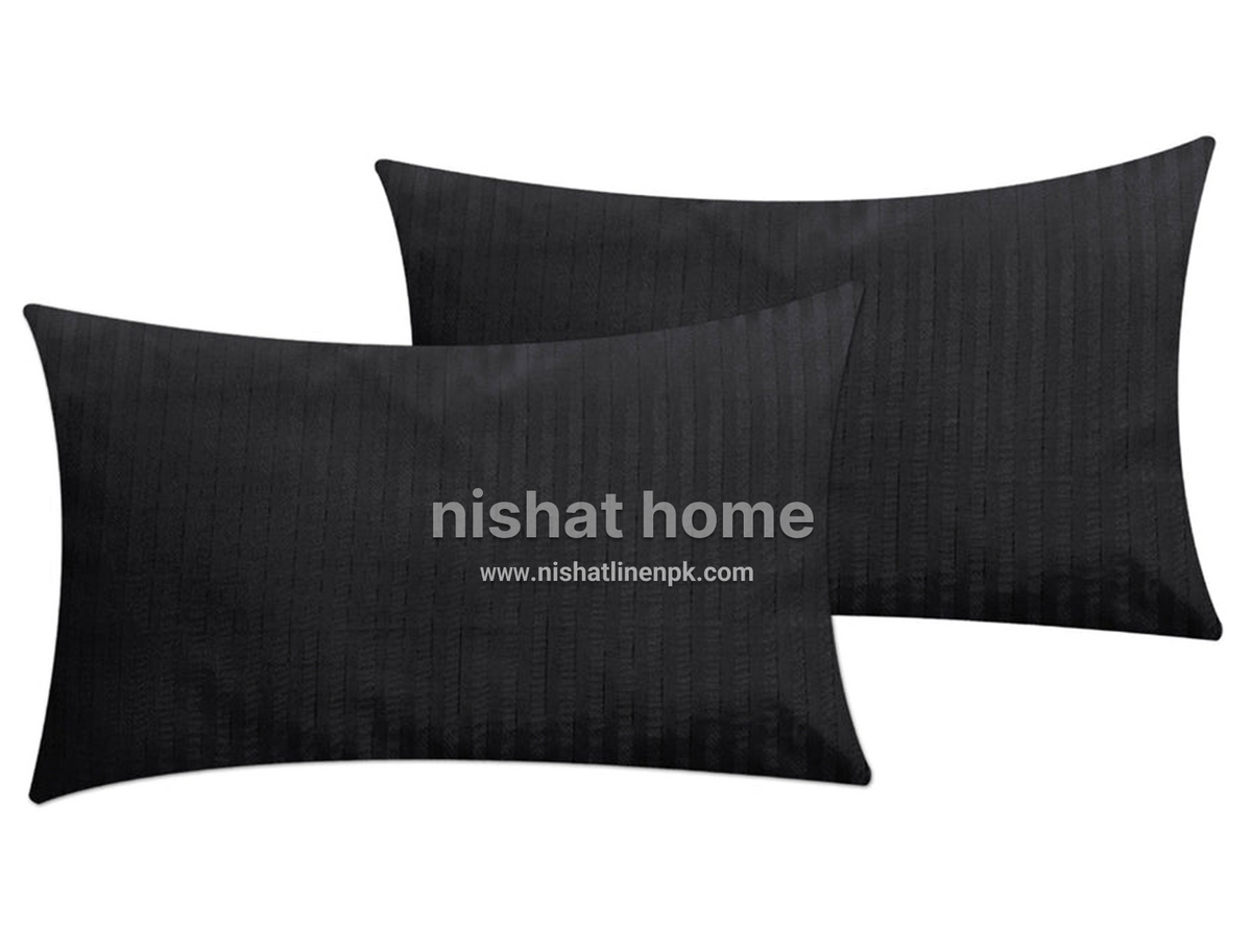 Royal Pillow Covers - 2pcs - Black - RPC02