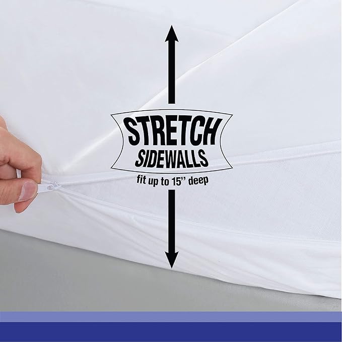 Waterproof Mattress Protector - Zipper - 6 Sides - WMP521