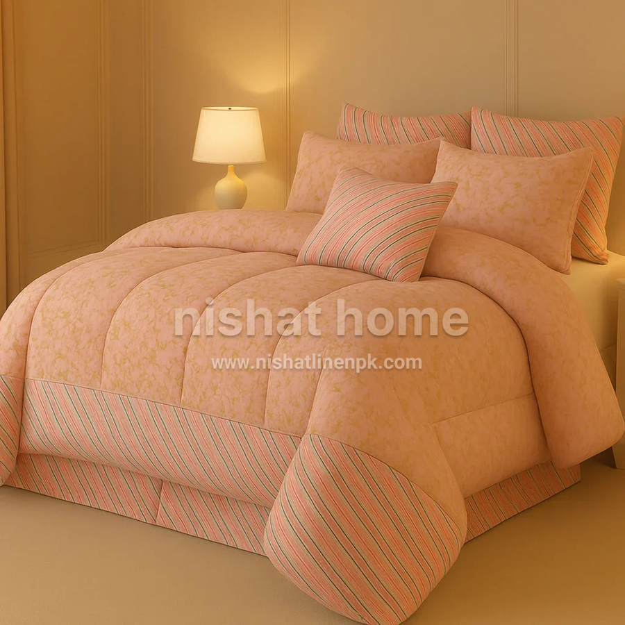 Loyta Winter Quilt Set - Razai Set - 6pcs - CQS103